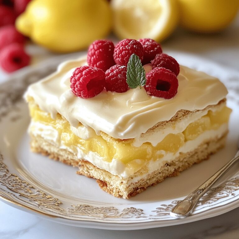 No-Bake Lemon Eclair Cake Recipe