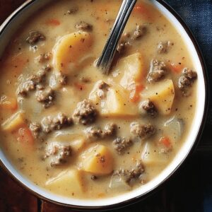 Hearty Potato & Hamburger Soup Recipe