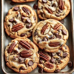 Chewy Chocolate Chip Pecan Cookies Recipe