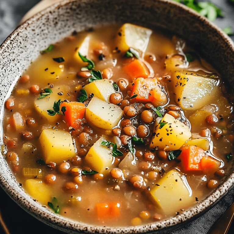 Hearty Lentil And Potato Soup Recipe