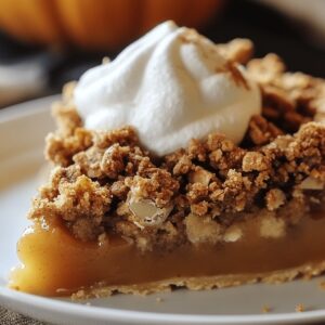 Rustic Pumpkin Pie Crisp Recipe