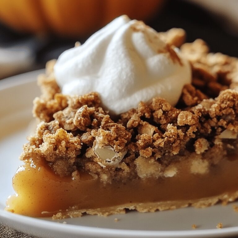 Rustic Pumpkin Pie Crisp Recipe