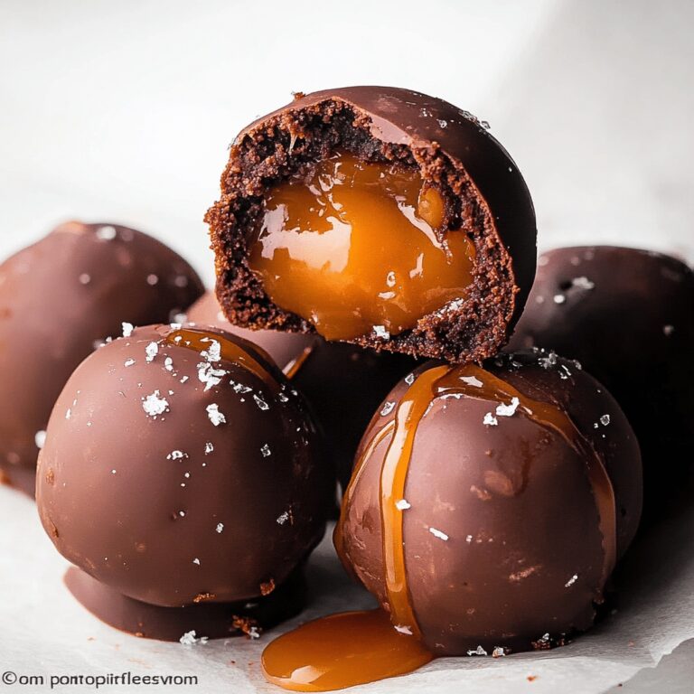 Indulgent Salted Caramel Brownie Truffles Recipe