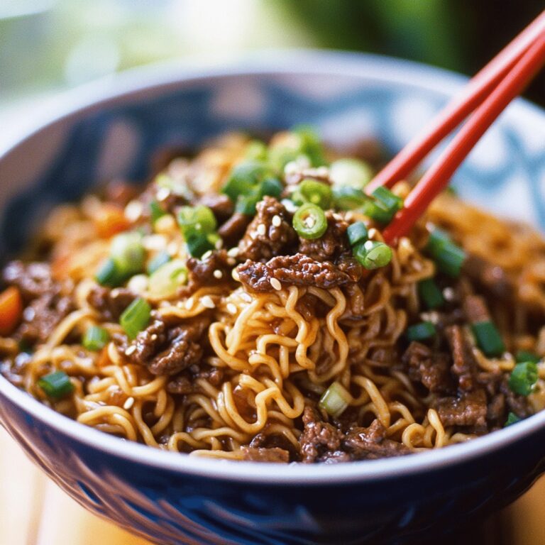 Hearty Slow Cooker Beef Ramen Noodles Recipe