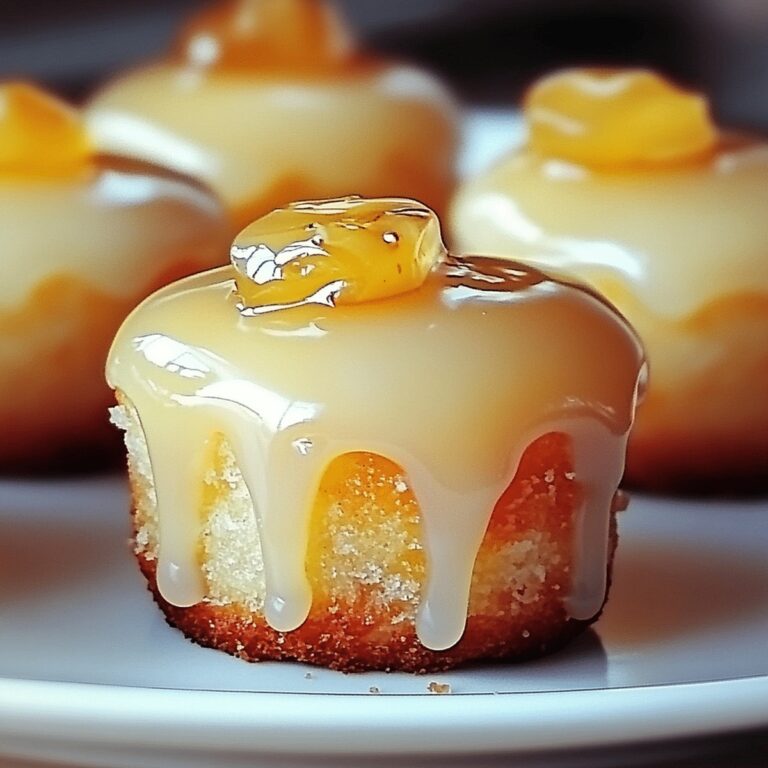 Mini Lemon Pound Cake Bites Recipe