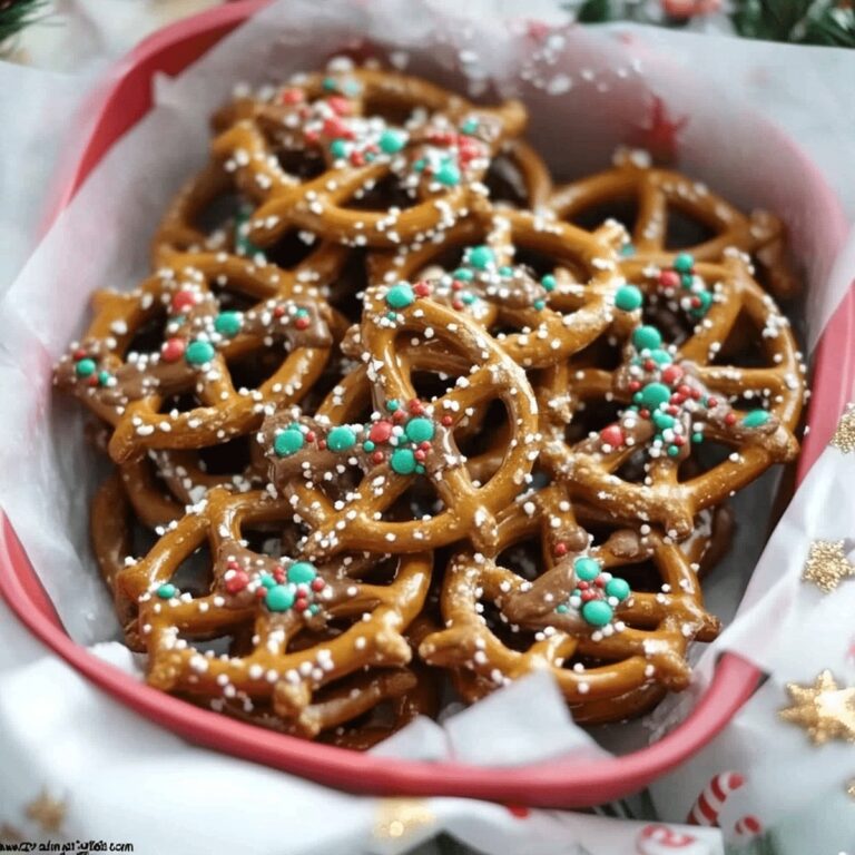 Festive Christmas Rolo Pretzels Recipe