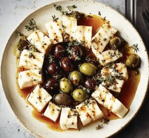 Rustic Olives And Cheese Recipe
