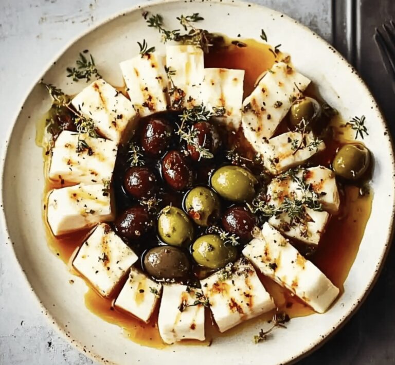 Rustic Olives And Cheese Recipe