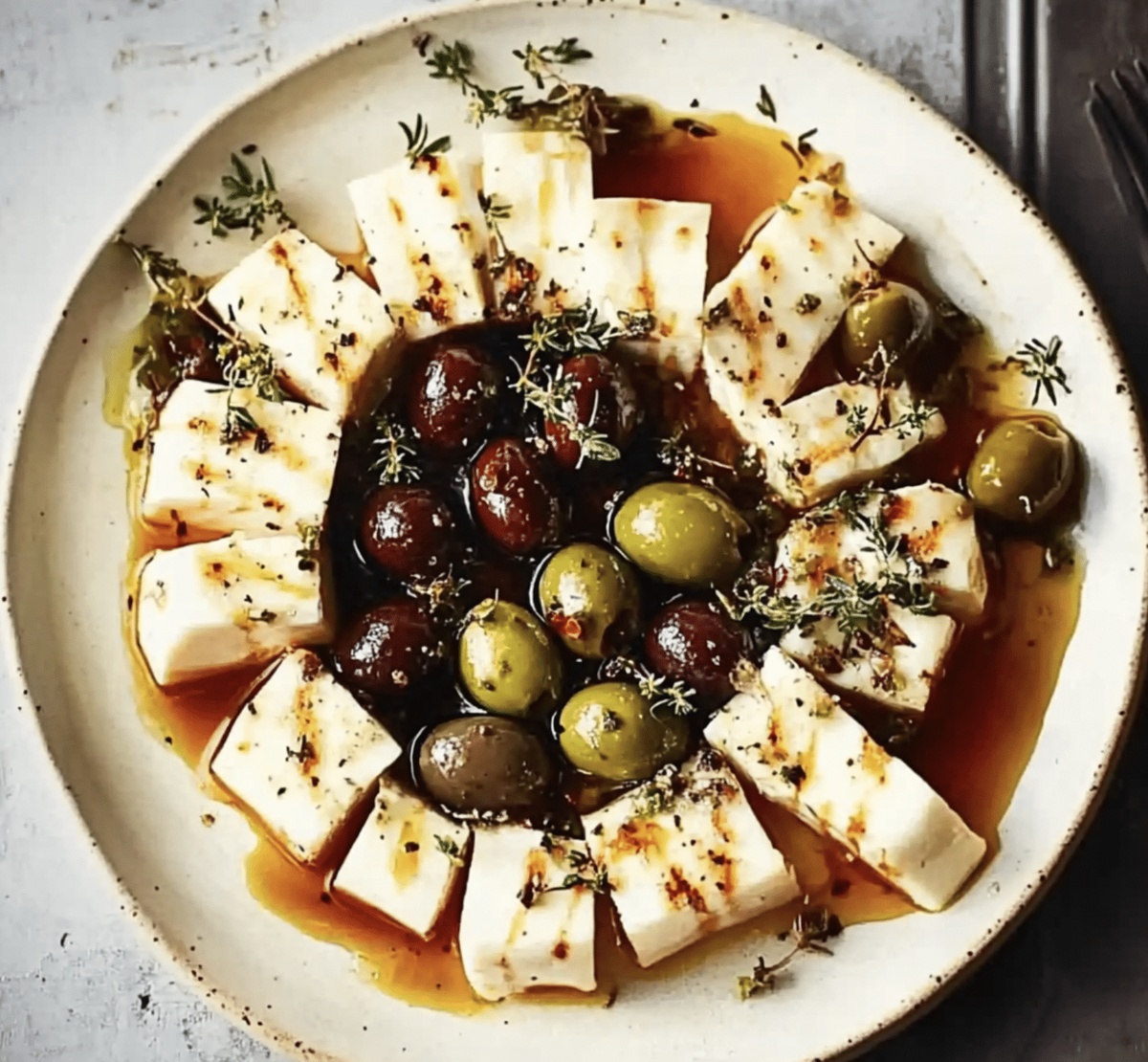 Rustic Olives And Cheese Recipe