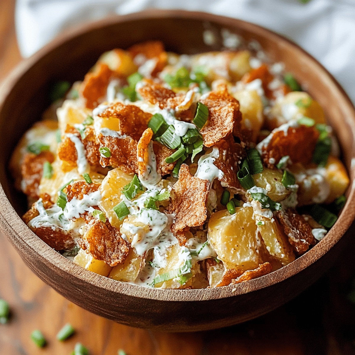 Crunchy Smashed Potato Salad Recipe