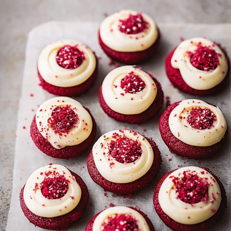 Velvety Red Velvet Cupcake Cookies Recipe