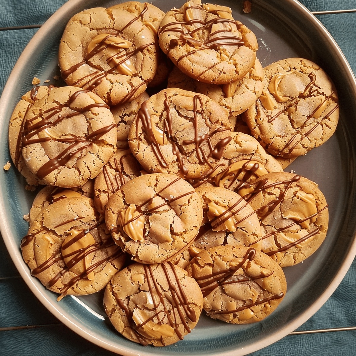 Snicker Peanut Butter Cookies Recipe