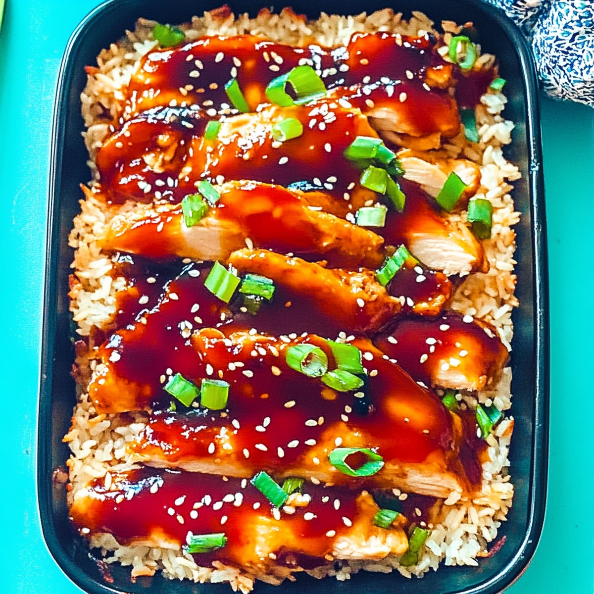 Baked Teriyaki Chicken And Rice Recipe