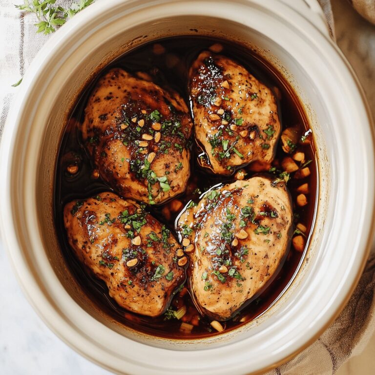 Effortless Crockpot Honey Garlic Chicken Recipe