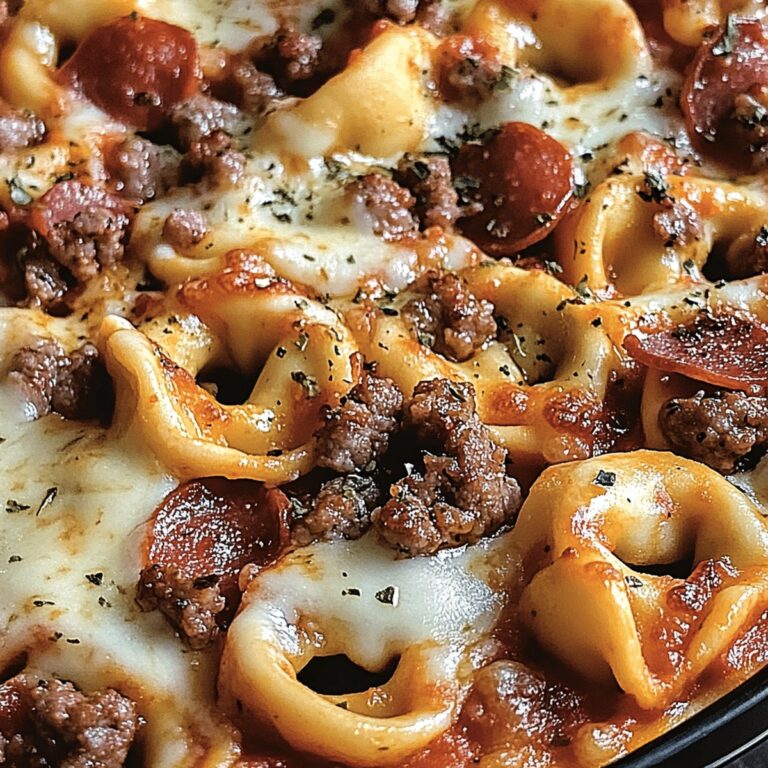 Hearty Meat Lovers Pizza Tortellini Recipe