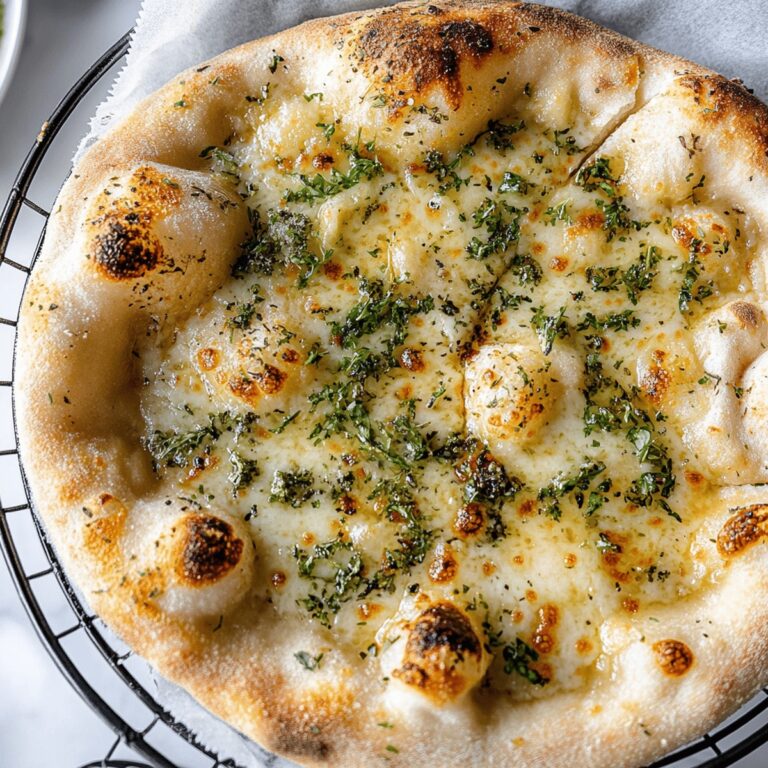 Crispy Garlic Pizza Recipe
