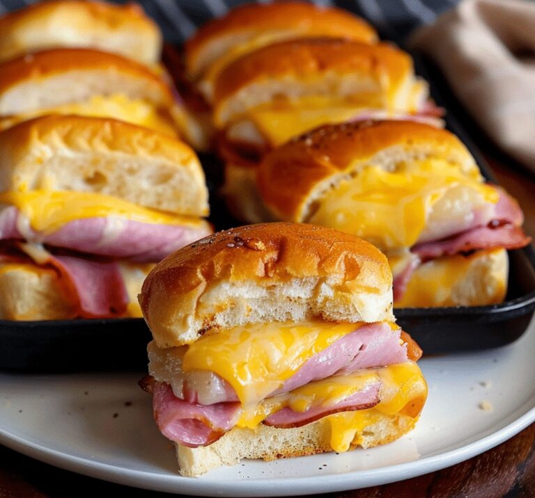 Cheesy Ham-Tastic Sliders Recipe