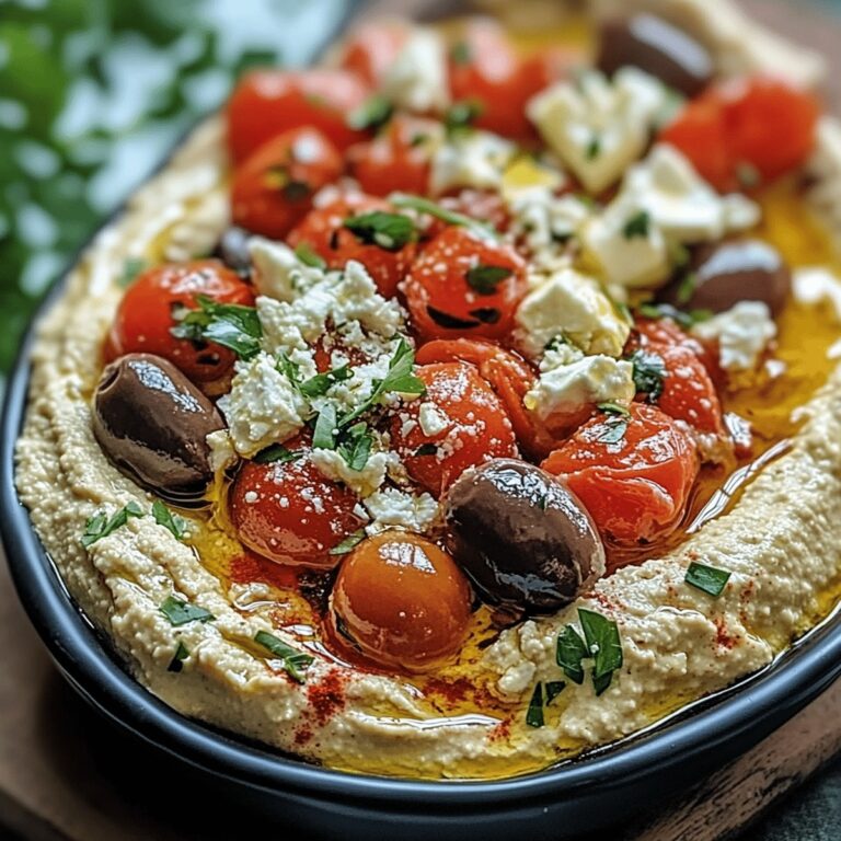 Vibrant Greek-Style Loaded Hummus Recipe