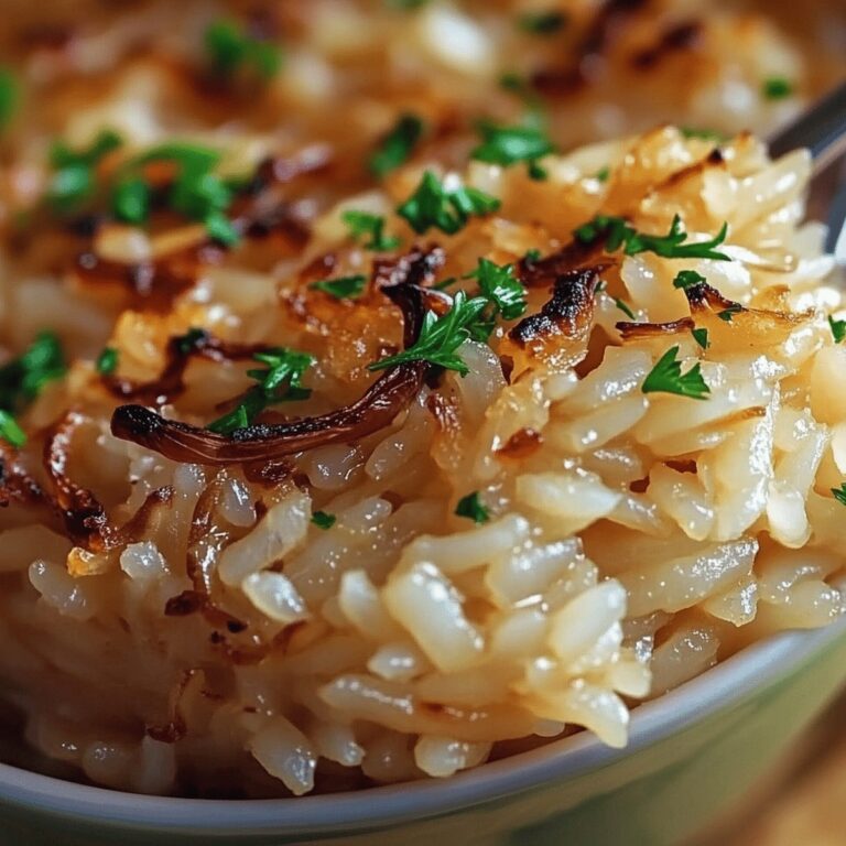 French Onion Soup Rice Recipe
