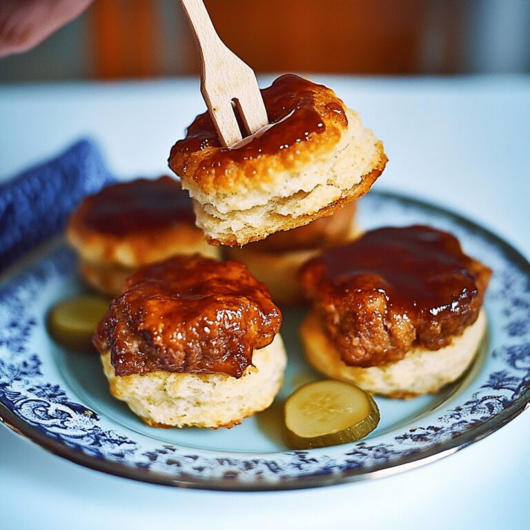 Crispy Hot Honey Chicken Biscuits Recipe