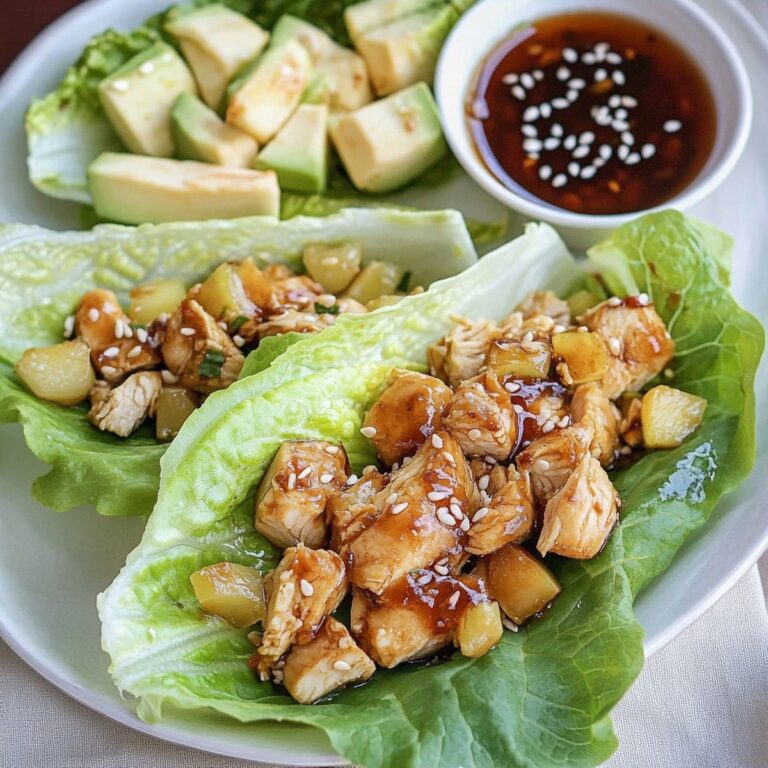 Teriyaki Chicken Lettuce Wraps Recipe
