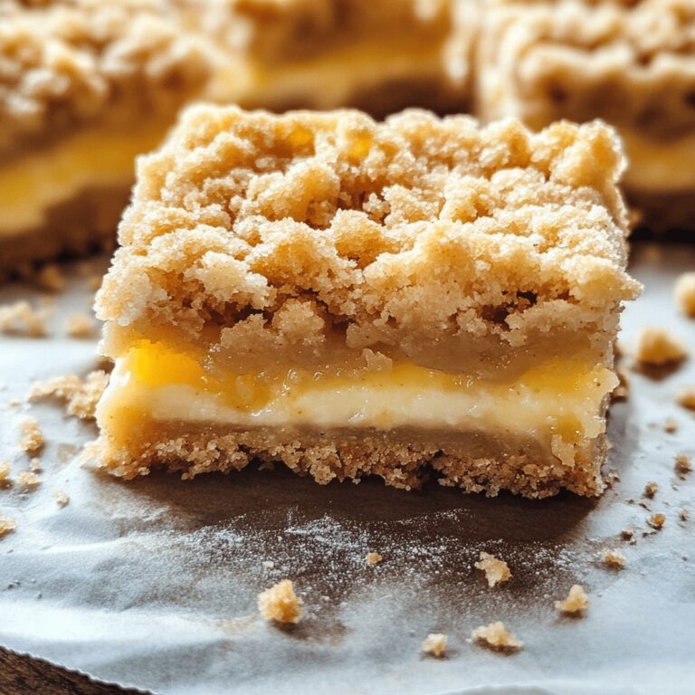 Tangy Lemon Crumb Bars Recipe