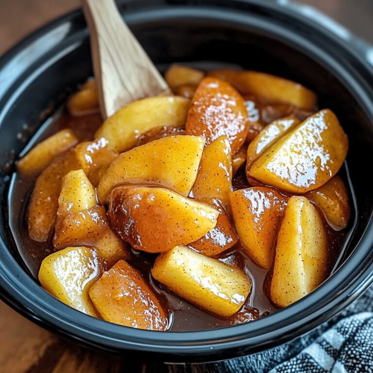 Luscious Slow Cooker Cracker Barrel Fried Apples Recipe