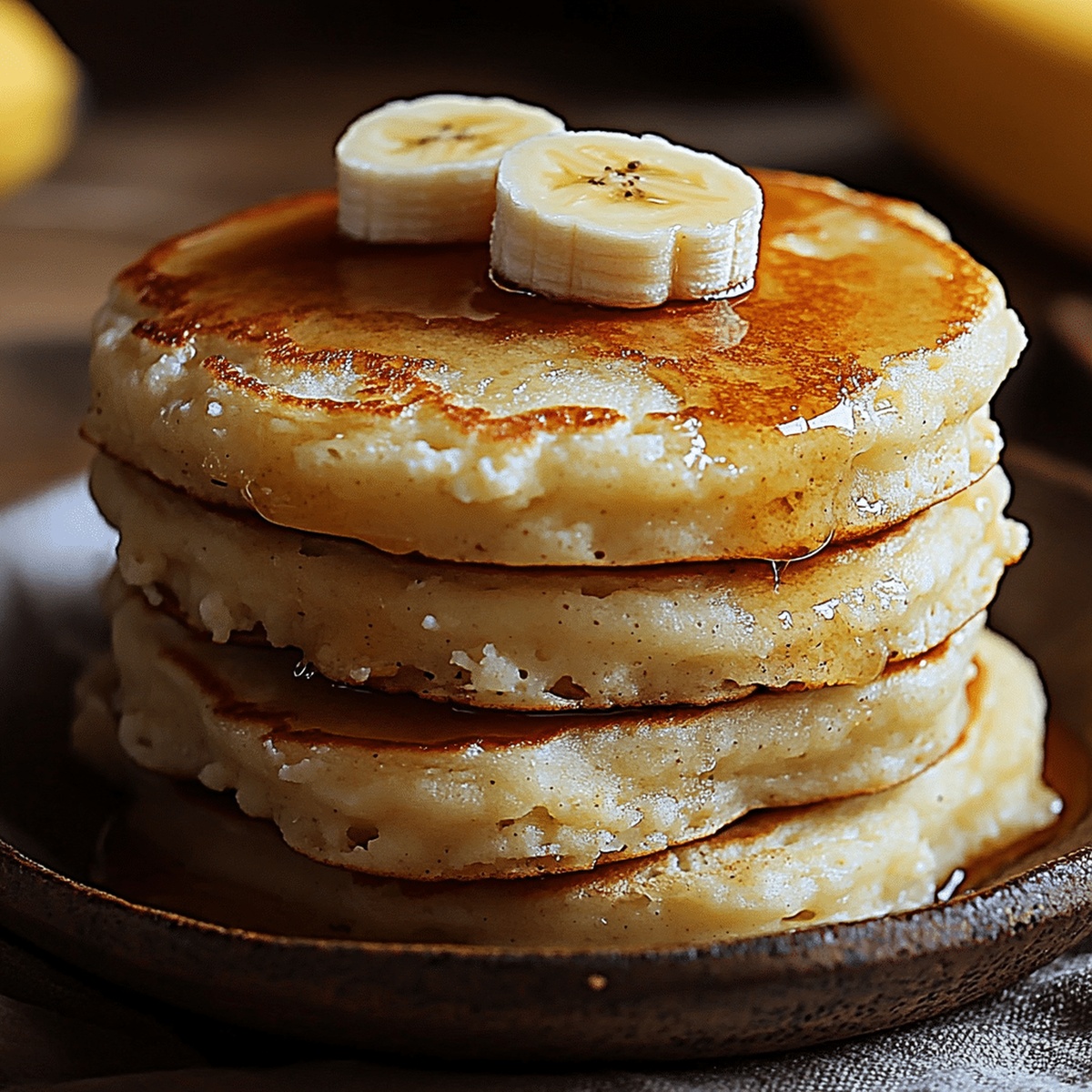 Fluffy Banana Cottage Cheese Pancakes Recipe