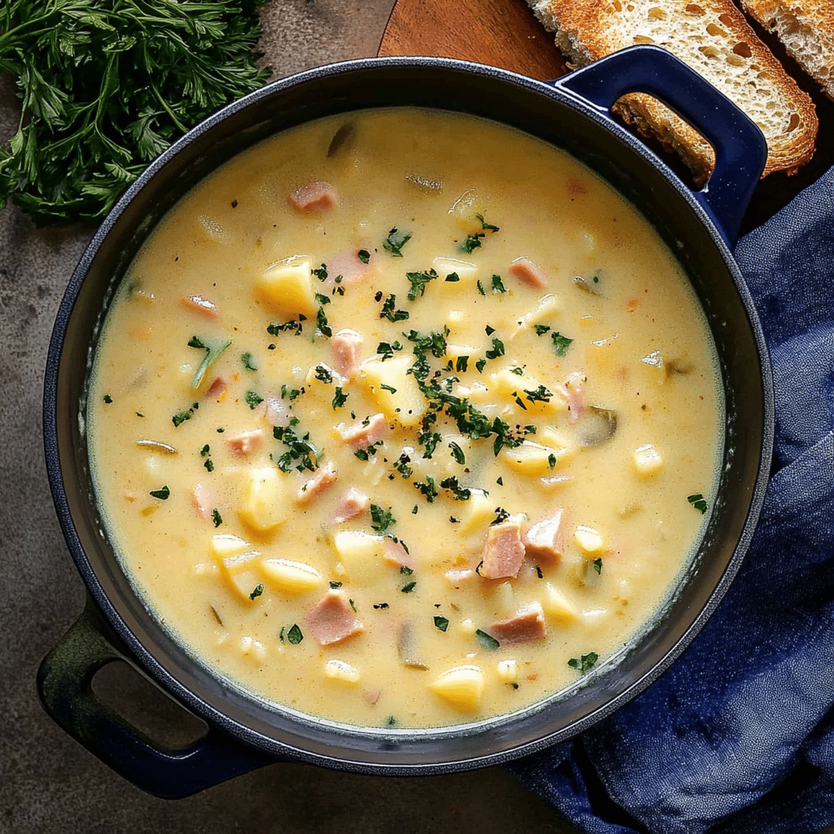 Hearty Ham And Potato Soup Recipe