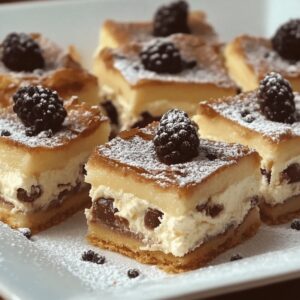 Mouthwatering Ricotta Cannoli Squares Recipe