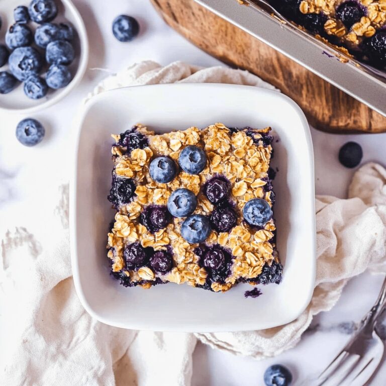 Hearty Zucchini Blueberry Baked Oatmeal Recipe