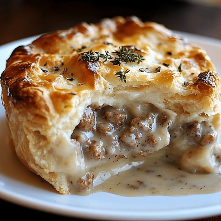 Sausage, Gravy, And Biscuit Pie Recipe