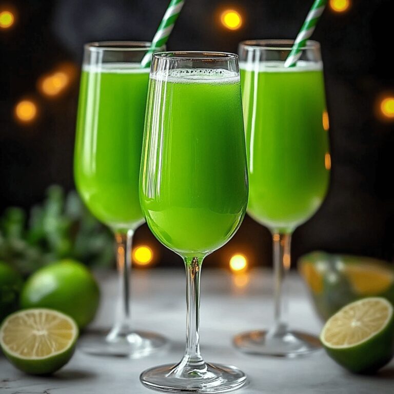 Festive Grinch Mimosa Recipe