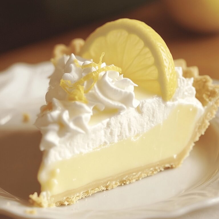 Tangy Lemonade Pie Recipe