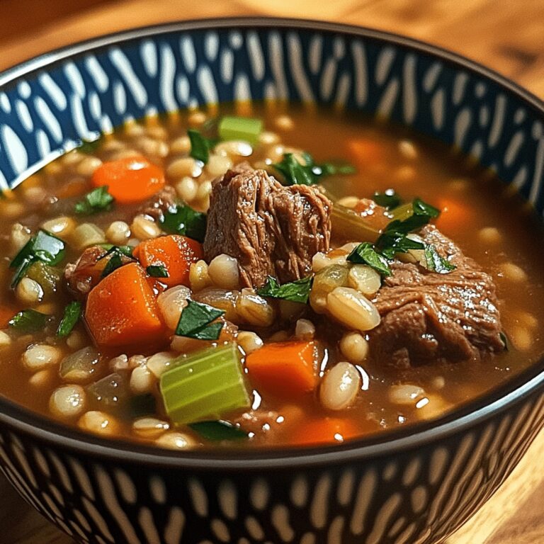 Comforting Beef And Barley Soup Recipe
