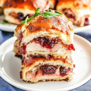 Cranberry Turkey Sliders Recipe