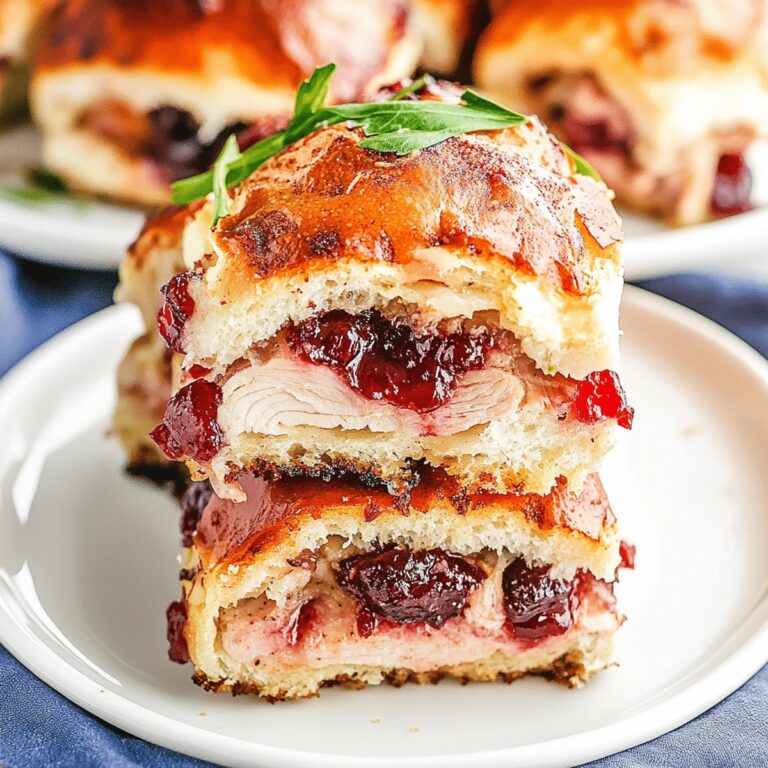Cranberry Turkey Sliders Recipe