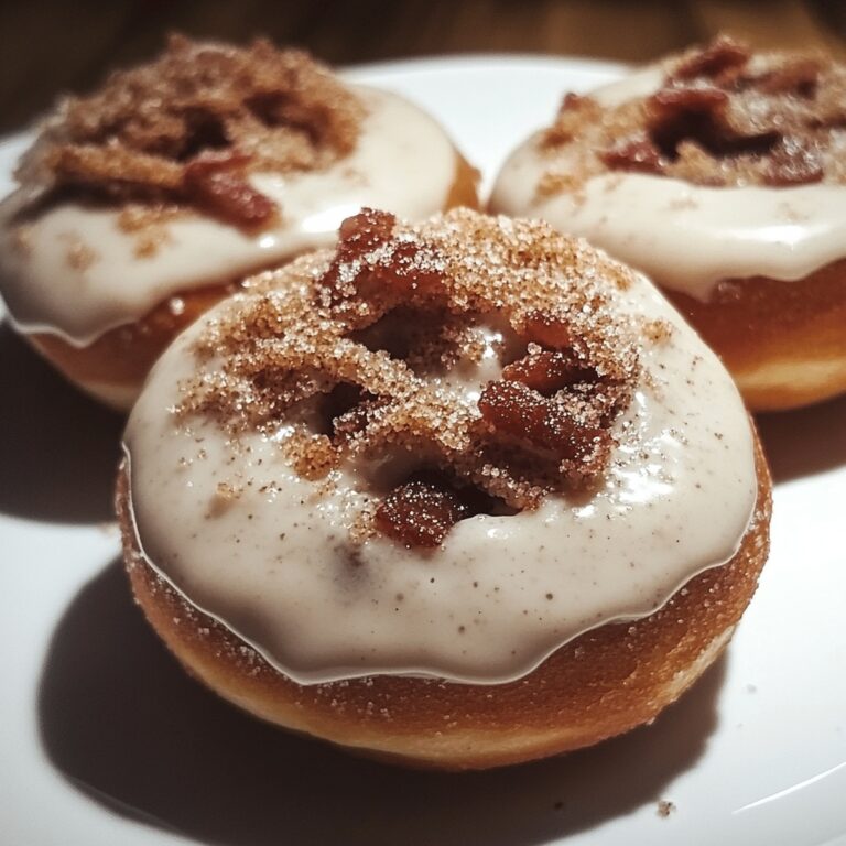Sinful Cinnamon Sugar Bacon Donuts Recipe