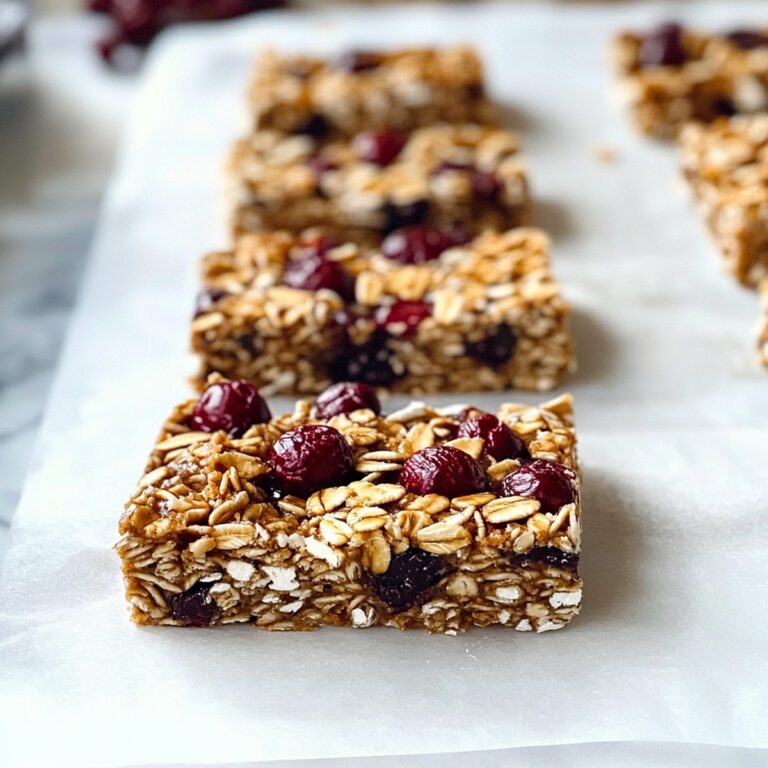 Granola Bars Recipe