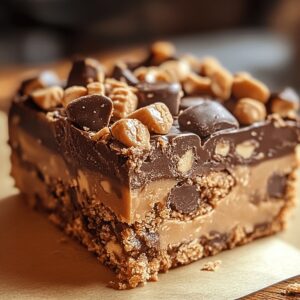 Butterfinger Reeses Peanut Butter Bars Recipe