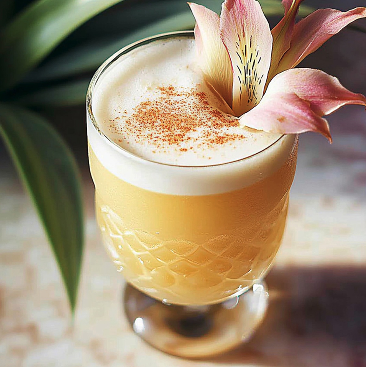 Pineapple Mezcal Sour Recipe