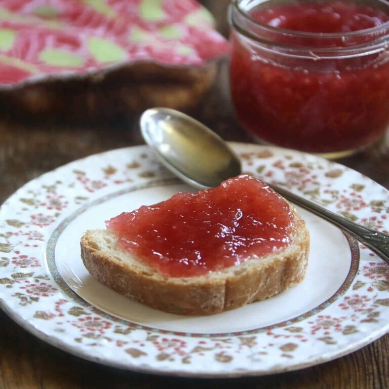 Rhubarb Jam Recipe