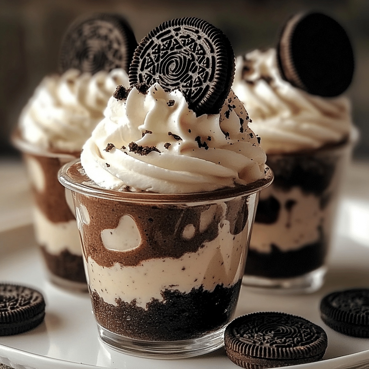 Oreo Cookie Pudding Cups Recipe