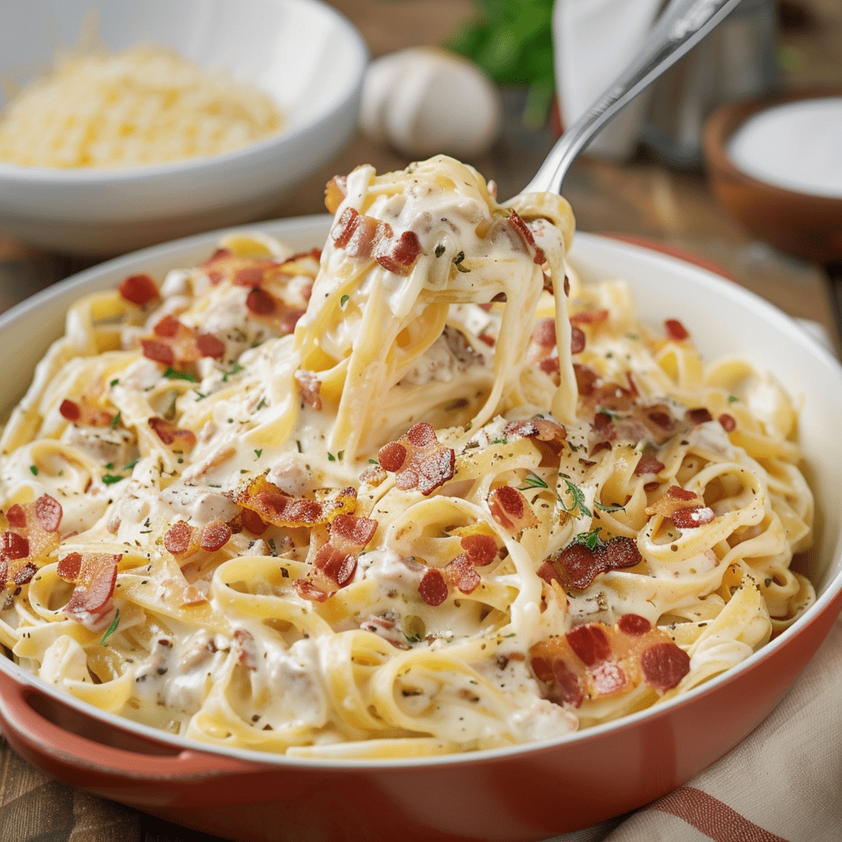 Creamy Bacon Pasta Recipe