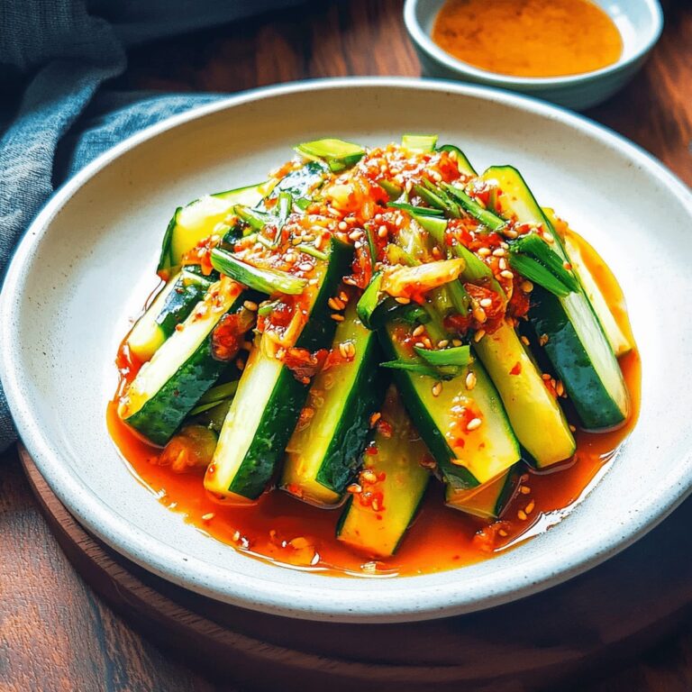 Spicy Cucumber Kimchi Recipe