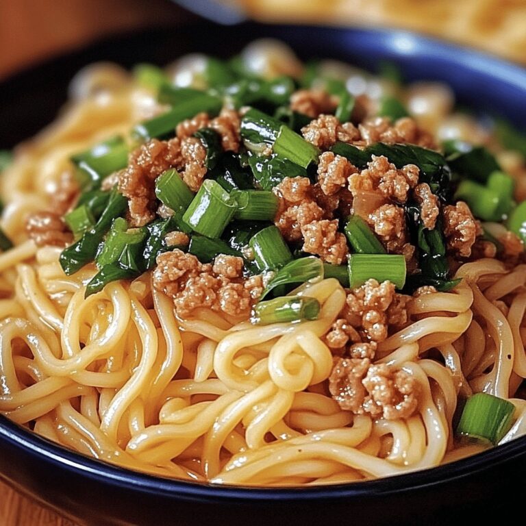 Spicy Dan Dan Noodles Recipe