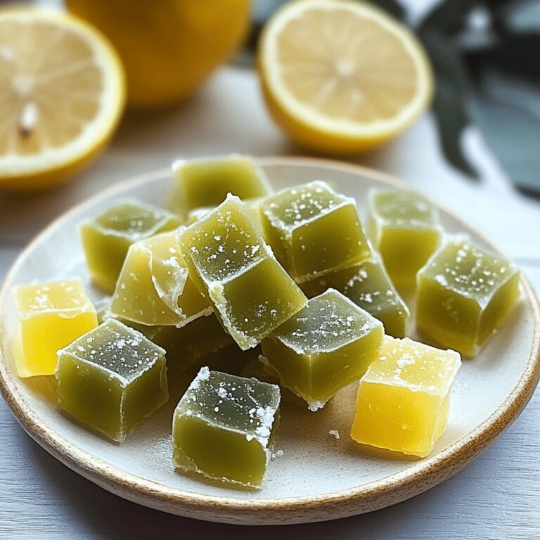 Zesty Green Tea, Lemon & Ginger Chews Recipe
