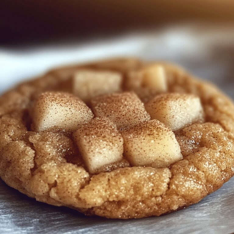 Soft Cinnamon Apple Snickerdoodle Cookies Recipe