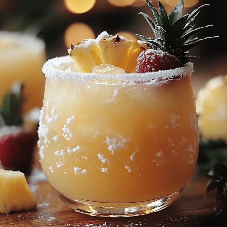 Frosty Pineapple Punch Recipe