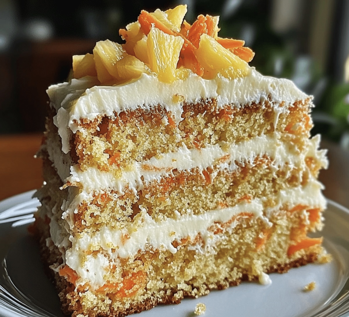 Tropical Carrot Pineapple Cake Recipe